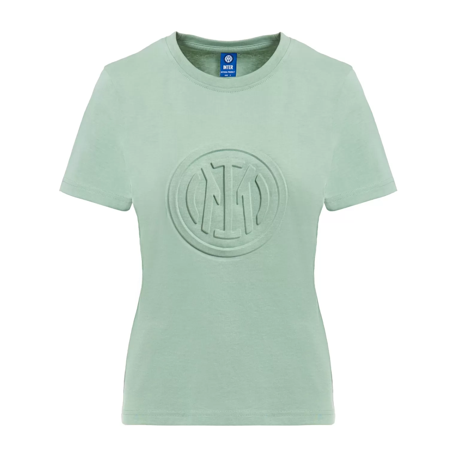 Inter IM T-SHIRT EMBOSSED CREST DONNA^Donna T-Shirt E Polo